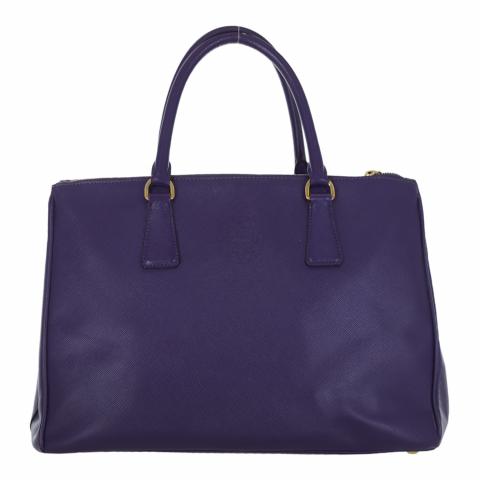 バッグ PRADA Suede DoublePocket Tote Bag Purple Prada - Prune Suede Double Bag | Mitchell Stores